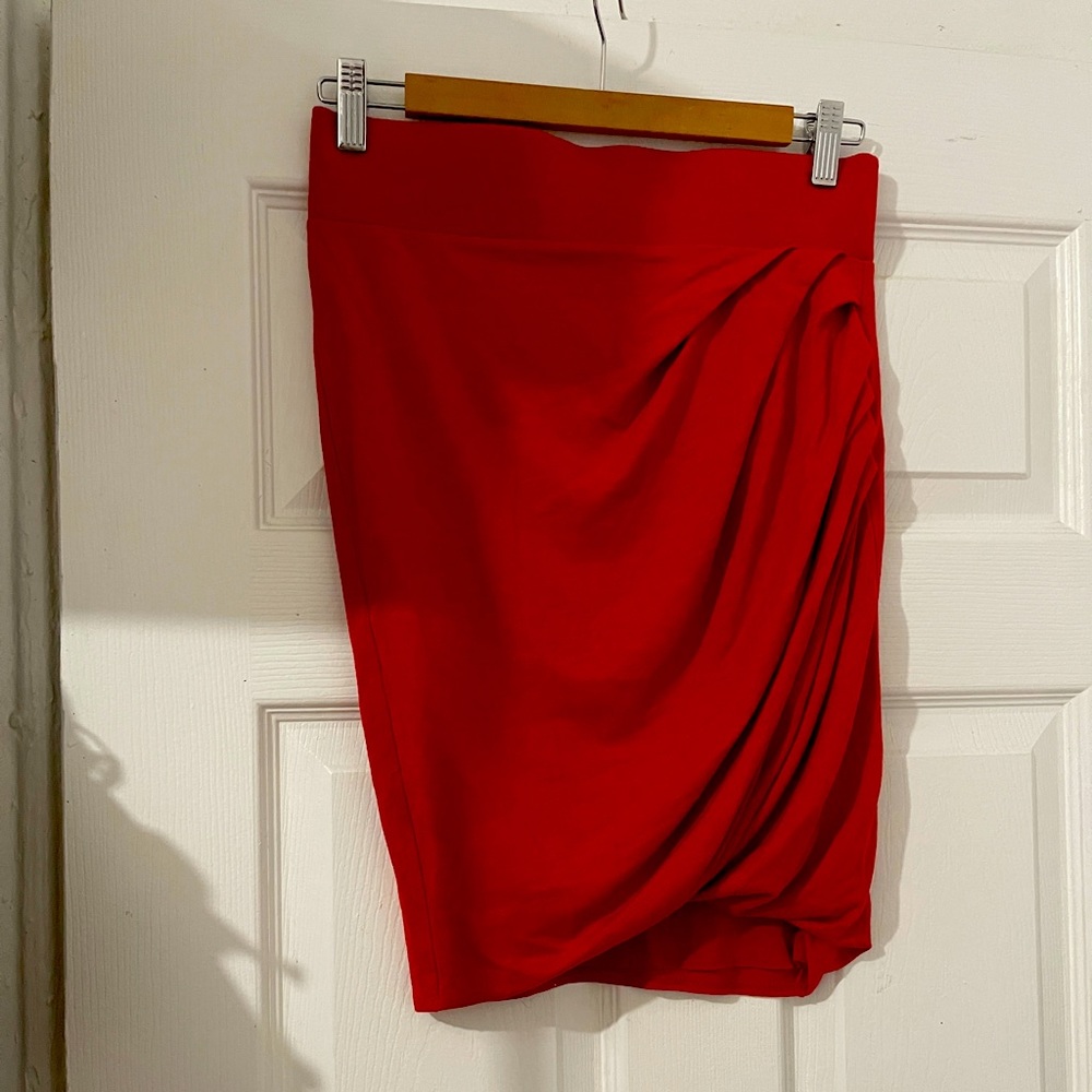 Helmut lang drape skirt